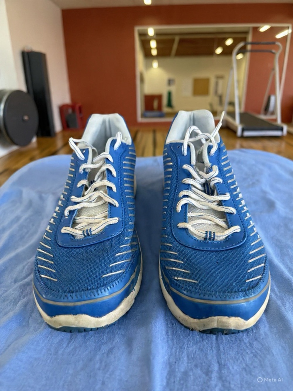 Blue Athletic Running Sneakers - Picture 2 of 4